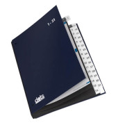 Pultordner 44200-02, 1-31, blau, A4, 32 F&auml;cher