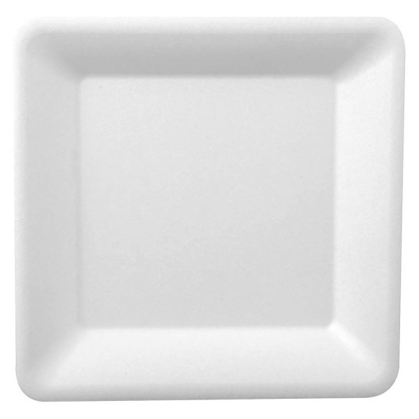 4002911824528 - Teller Zuckerrohr pure eckig 155 cm x 155 cm weiß 82452 4002911824528 82452 50 Stück 4002911824528 - Teller Zuckerrohr pure eckig 155 cm x 155 cm weiß 82452 4002911824528 82452 50 Stück