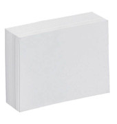 Karteikarten 1001102598333300 weiß A4 blanko 180g 