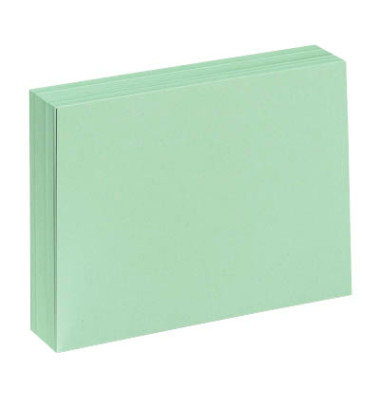Karteikarten 100110259833632 grün A4 blanko 180g 