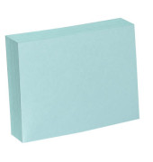 Karteikarten 100110259833681 blau A4 blanko 180g 