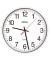  Wanduhr 44.130.211, wei&szlig;