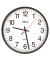  Wanduhr 44.130.212, schwarz