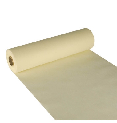Tischläufer, stoffähnlich, Vlies "soft selection" 24 m x 40 cm creme auf Rolle 84320 Tischläufer, stoffähnlich, Vlies "soft selection" 24 m x 40 cm creme auf Rolle 84320