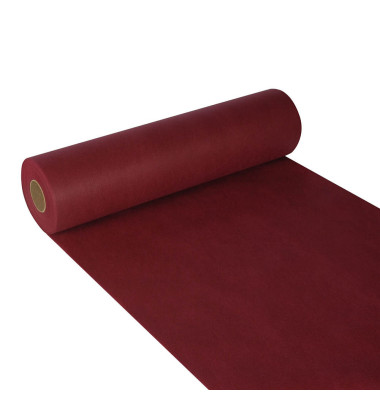 Tischläufer, stoffähnlich, Vlies "soft selection" 24 m x 40 cm bordeaux auf Rolle 84323 Tischläufer, stoffähnlich, Vlies "soft selection" 24 m x 40 cm bordeaux auf Rolle 84323