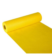 Tischläufer, stoffähnlich, Vlies "soft selection" 24 m x 40 cm gelb auf Rolle 84324