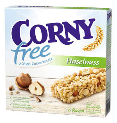 free Haselnuss Müsliriegel 507520