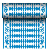 Tischl&auml;ufer soft selection 84495, bayrisch-blau / Karo, 40cm x 24m