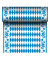 Tischläufer, stoffähnlich, Airlaid 24 m x 40 cm "Bayrisch Blau" auf Rolle 84495
