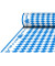 Tischdecke, stoffähnlich, Airlaid 25 m x 1,18 m "Bayrisch Blau" 84501