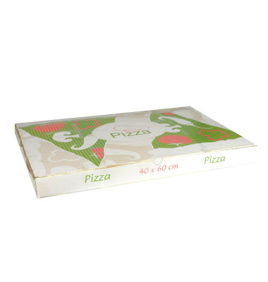 Pizzakartons, Cellulose "pure" eckig 40 cm x 60 cm x 5 cm 84695 Pizzakartons, Cellulose "pure" eckig 40 cm x 60 cm x 5 cm 84695