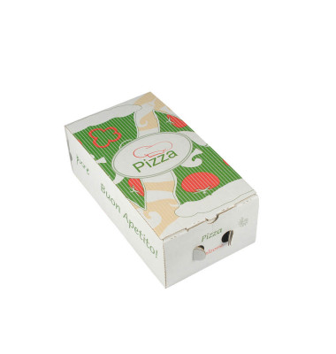 Pizzakartons, Cellulose "pure" eckig 30 cm x 16 cm x 10 cm 84697 Pizzakartons, Cellulose "pure" eckig 30 cm x 16 cm x 10 cm 84697
