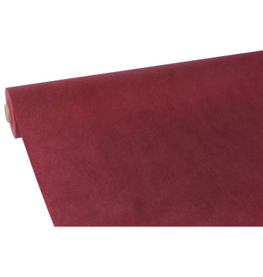 Tischdecke, stoffähnlich, Vlies "soft selection" 40 m x 0,9 m bordeaux auf Rolle 84953 Tischdecke, stoffähnlich, Vlies "soft selection" 40 m x 0,9 m bordeaux auf Rolle 84953