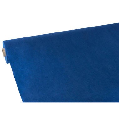 Tischdecke, stoffähnlich, Vlies "soft selection" 40 m x 0,9 m dunkelblau auf Rolle 84954