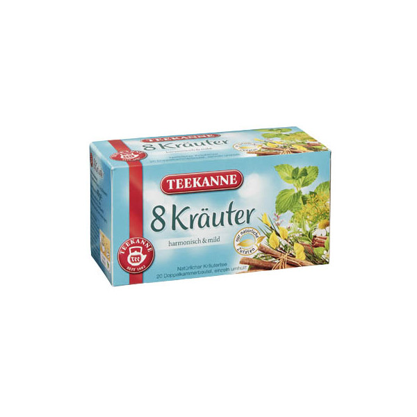 4009300005896 - TEEKANNE 8 Kräuter Kräuter Tee 20 Stück à 2 g 4009300005896 - TEEKANNE 8 Kräuter Kräuter Tee 20 Stück à 2 g
