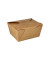 Lunchboxen, Pappe "pure" 6,3 cm x 9 cm x 11,3 cm braun 85687