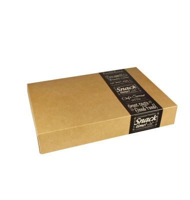 Transport- und Catering-Kartons "pure" eckig 8 cm x 31,3 cm x 46,4 cm "Good Food" mittel 85921
