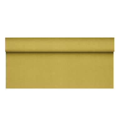 Tischdecke, stoffähnlich, Vlies "soft selection plus" 25 m x 1,18 m gold auf Rolle 86048