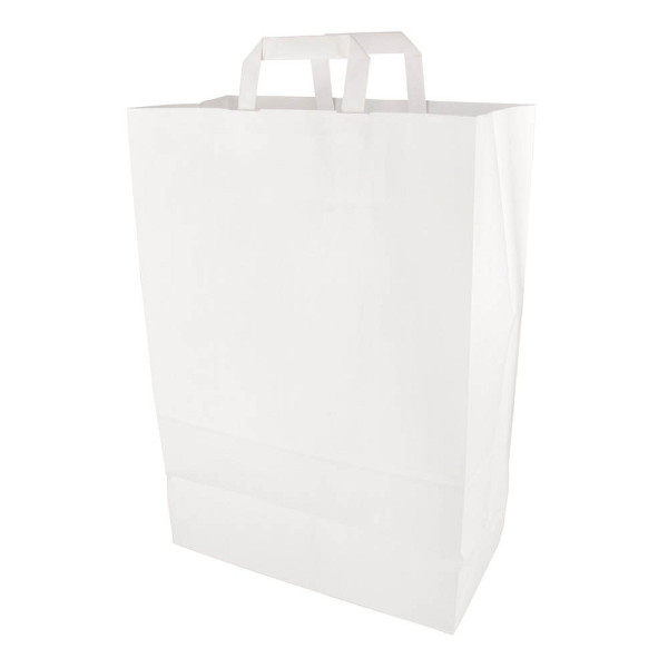 4002911864524 - Tragetaschen Papier 44 cm x 32 cm x 17 cm weiß mit Tragegriff 86452 4002911864524 86452 50 Stück 4002911864524 - Tragetaschen Papier 44 cm x 32 cm x 17 cm weiß mit Tragegriff 86452 4002911864524 86452 50 Stück