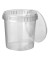 Feinkostbecher, PP 770 ml Ø 11,8 cm · 11,3 cm transparent mit Originalitätsverschluss 86540