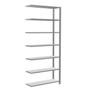 Anbau-Steckregal silber 17716