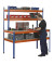 Werkbank blau, orange 18000-A1