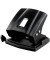 Locher Essentials M403411 schwarz bis 3mm 30 Blatt mit Anschlagschiene