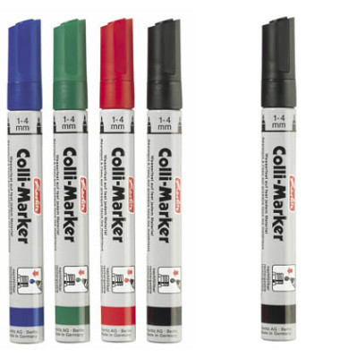 Permanentmarker Colli-Marker, 8665994, Pack, 3-farbig sortiert, 1-4mm Rundspitze Permanentmarker Colli-Marker, 8665994, Pack, 3-farbig sortiert, 1-4mm Rundspitze
