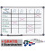 Whiteboard 2000 MAULpro, 6305184.SPR, 180x120cm, kunststoffbeschichtet, Aluminiumrahmen
