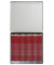 Bleistift-Set CLEOS-Fine Art Graphit, 160 24, rot, k.A., 24-teilig sortiert