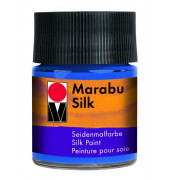 Seidenmalfarbe Silk 17800 005 052, mittelblau, 50ml