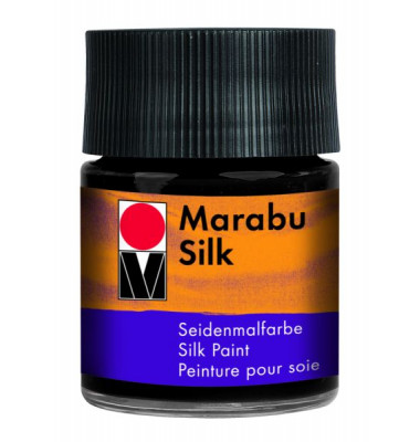 Seidenmalfarbe Silk 17800 005 073, schwarz, 50ml Seidenmalfarbe Silk 17800 005 073, schwarz, 50ml