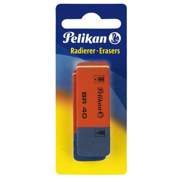 8 Stück Pelikan 619932 Bk Radierer BR40/2/B 4012700619938 Pelikan 2 Stück