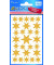 52252 gold Weihn.Schmucketikett Sterne