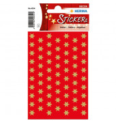 4054 Weihnachten Schmucketikett Stern  8mm gold