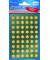 52802 gold Weihn.Schmucketikett Stern 8mm