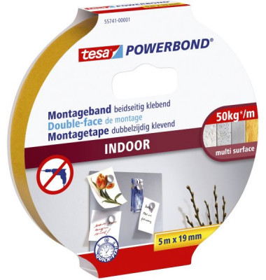 55741-00001-02   19 mm 5 m O.A Montageband Indoor