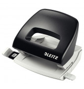 Locher NeXXt 5038-60-95 schwarz bis 1,6mm 16 Blatt mit Anschlagschiene in Blisterverpackung