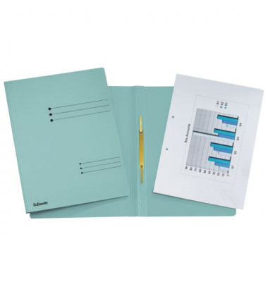 Schnellhefter Rapid File 621057, A4, blau, Karton, 250g, Vorderdeckel opak