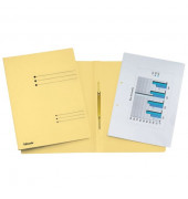 Schnellhefter Rapid File 621055, A4, gelb, Karton, 250g, Vorderdeckel opak