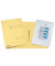 Schnellhefter Rapid File 621055, A4, gelb, Karton, 250g, Vorderdeckel opak