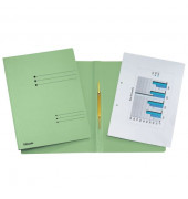 Schnellhefter Rapid File 621058, A4, gr&uuml;n, Karton, 250g, Vorderdeckel opak