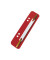 Heftstreifen kurz 1430615, 35x150mm, Kunststoff mit Kunststoffdeckleiste, rot