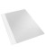 Schnellhefter 28321, A4, weiß, Kunststoff, Vorderdeckel transparent