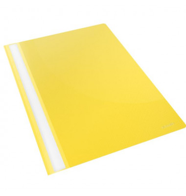Schnellhefter 2831 A4 gelb PP Kunststoff kaufmännische Heftung bis 160 Blatt