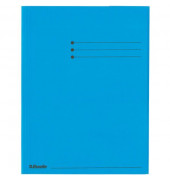 Jurismappe 44224, A4 blau Karton 224g, mit 3 Einschlagklappen