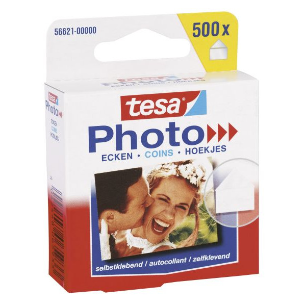 12 Stück Tesa 56621-00000-00 PHOTO Fotoecken zu 500Stk. transp. 500 Stück