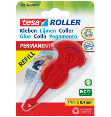 Kleberollernachf&uuml;llkassetten 59156-00002-06 Nachf&uuml;llkassette, 8,4mm x 14m