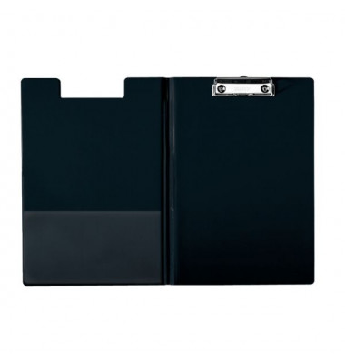 Klemmbrettmappe Kunstst 56047, A4, schwarz, Karton, inkl Aufh&auml;nge&ouml;se