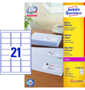 Adressetiketten Adressetiketten, 38,1mm (H)